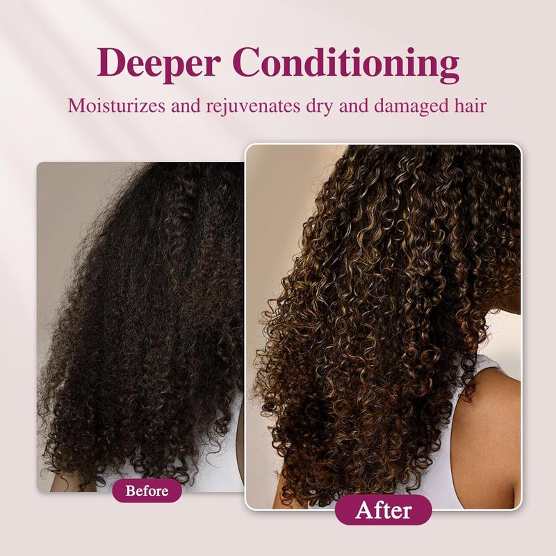 aopow Heat Cap for Deep Conditioning: 10-Level Heats Up Quickly 3 Time Settings Hair Steamer for Natural Hair Home Use Thermal Steam Cap for Black Hair Portable Heating Caps Pink - Image 2